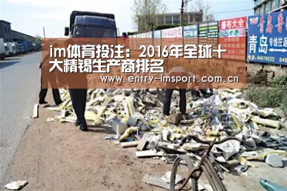 im体育投注:2016年全球十大精锡生产商排名(图1) im体育投注